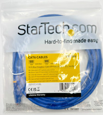 StarTech N6PATCH10BL 10 ft Blue Snagless Cat6...