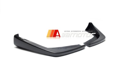 Carbon Fiber Voltex Front Bumper Splitters Set fits Mitsubishi Evolution EVO 10