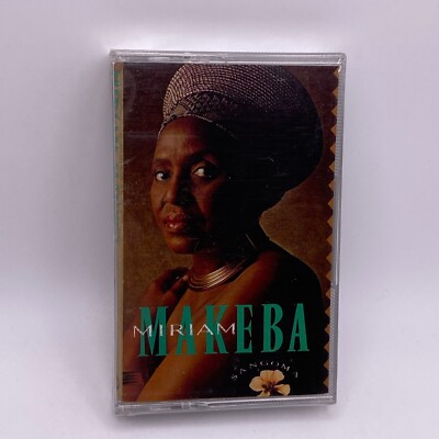Miriam Makeba   Sangoma Cassette Tape 1988 Warner Bros. Records Soul SEALED NOS