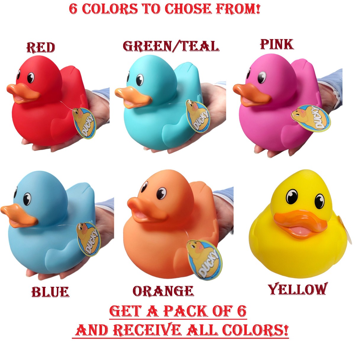 Big Rubber Ducky Collectible Mix (5.5