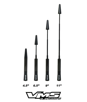 CARBON FIBER RETRACTABLE 5'' SHORT ANTENNA FOR CHEVY SILVERADO 1500 2500 3500