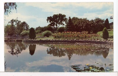 1956-1957 Botanical Garden & Bird Sanctuary, Reading ART MUSEUM, PA Postcard