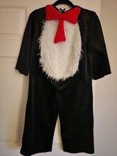 DR SEUSS THE CAT IN THE HAT JUMPSUIT COSTUME - SIZE KIDS SMALL (4-6)