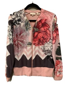 ted baker floral bomber jacket