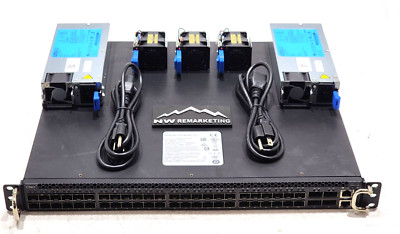 Quanta T3048-LY2R 48-Port 10G SFP+ Dual AC Ethernet Switch w/ Front to Rear Air