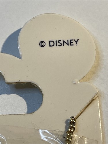 NOS Disney Parks Gold Tone Owl Charm w/ Mickey Mouse Ears Pendant Necklace AL5.6 - Picture 8 of 13