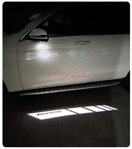 2x Side Mirror Laser Puddle Logo Light for Mercedes Benz B C E S GLB GLC AMG - Bild 7 von 15
