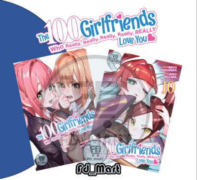 The 100 Girlfriends Who Really Love You Vol 1-10 by Rikito Nakamura DHL EXPRESS