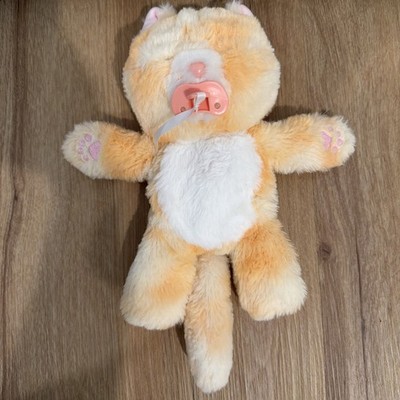 Little Live Pets Cozy Dozys Ginger Kitty Cat Interactive Plush Toy with Pacifier