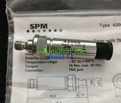 1PC New SPM42000 Shock Pulse Sensor with Fast shipping Via DHL/Fedex