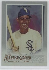 2020 Allen & Ginter's Hot Box Silver Portrait Short Print Luis Aparicio #348 HOF
