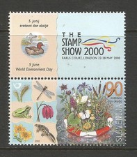SLOVENIA 2000 WORL ENVIRONMENT DAY. MINT LIGHT HINGED.