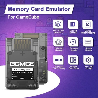 Bitfunx GCMCE FlipperMCE Memory Card Emulator For Nintendo GameCube Wii RVL-001