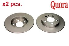 X2 PCS REAR BRAKE DISC SET LEFT AND RIGHT QD3679 QUARO I
