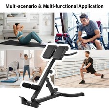 Roman Chair, Back Extension Bench, Hyperextension Roman Chair Abdominal Exercise