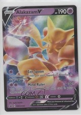 Alakazam V Pokémon Sword & Shield Black Star #SWSH083