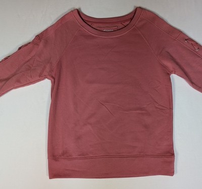 Meta Activewear Long Sleeve Shirt Women's Size Small Pink Athletic Top