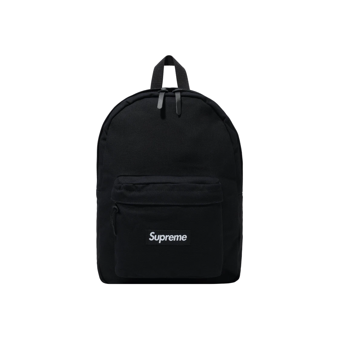 Sac à dos en toile noire Supreme