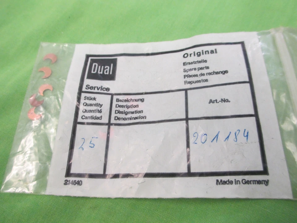 DUAL NEW ANTI SKATE SPRING FOR 1219 1229 1229 Q WITH A NEW ADJUST WASHER - Image 3 of 4