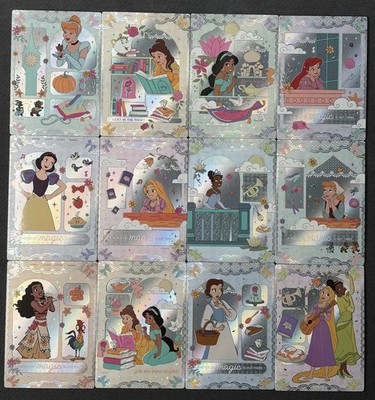 CardFun Disney Princess Diary Card MR 1-12 Full Set Belle Ariel Jasmin #4 RZ95