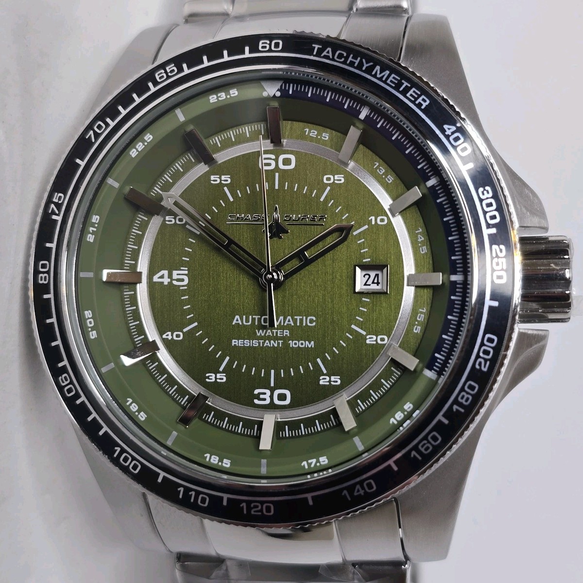 Chase-Durer Automatic Green Dial Men's Watch 50mm CDW-0159 | eBay