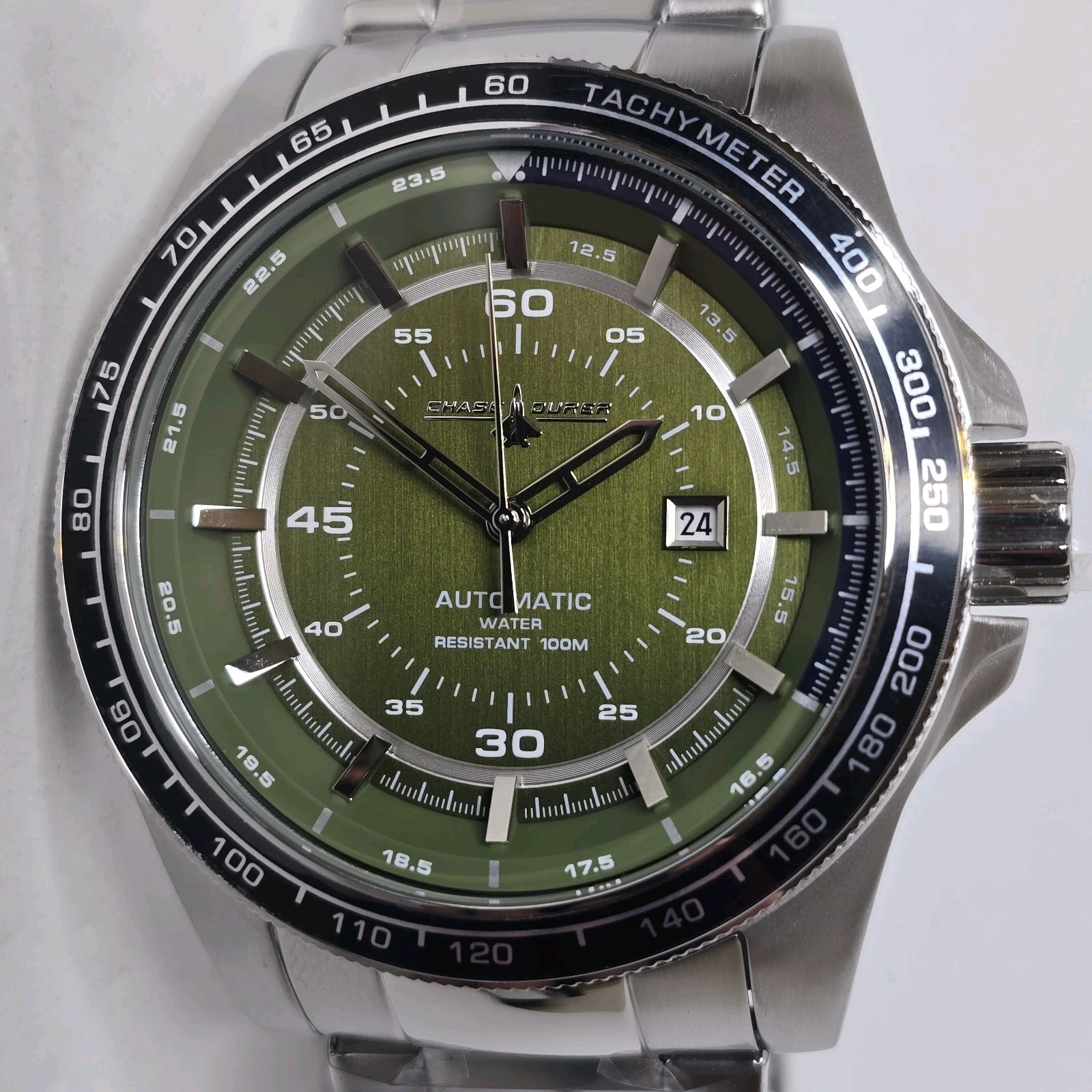 Chase-Durer Automatic Green Dial Men's Watch 50mm CDW-0159 | eBay