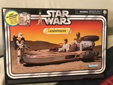 Star Wars Vintage Collection Landspeeder with Luke action figure