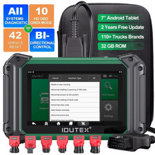 Idutex Ts710 Hgv Truck Lorry Diagnostic Tool Obd2 Scanner Full Systems Abs Srs