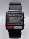 Seiko Pulsemeter Vintage Rare Digital Mens Sports Watch Works New Battery!