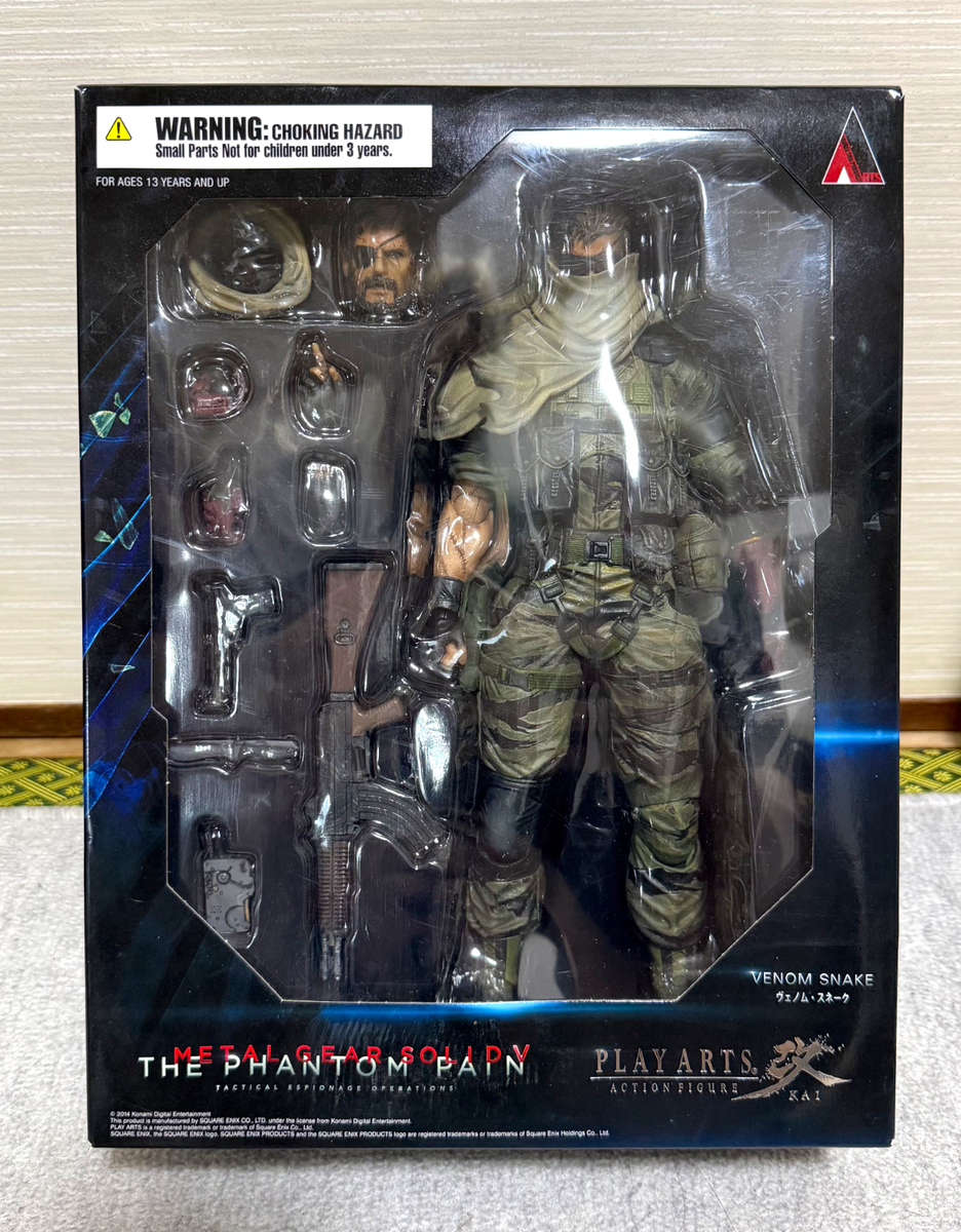 Play Arts Kai Venom Snake Figure Metal Gear Solid V Phantom Pain