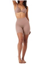 SPANX Power Sculpting High-Waisted Mid-Thigh Short Cafe Au Lait
