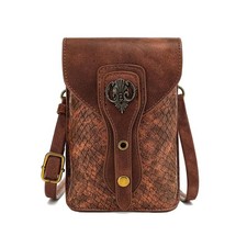 Renaissance Bag, Medieval Leather Belt Bag - Small Crossbody Bag, Cell Pouch ...