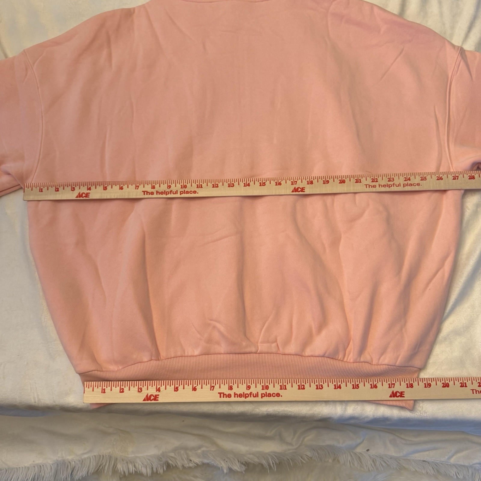 Comfrt Pastel Zip Up Hoodie Limited Edition Bubblegum Pink Sz Small Oversized