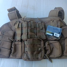 Voodoo Tactical 20-9931 Chest Rig Big Boy Fits 3XL 4XL 5XL Chest 52"-61" Coyote