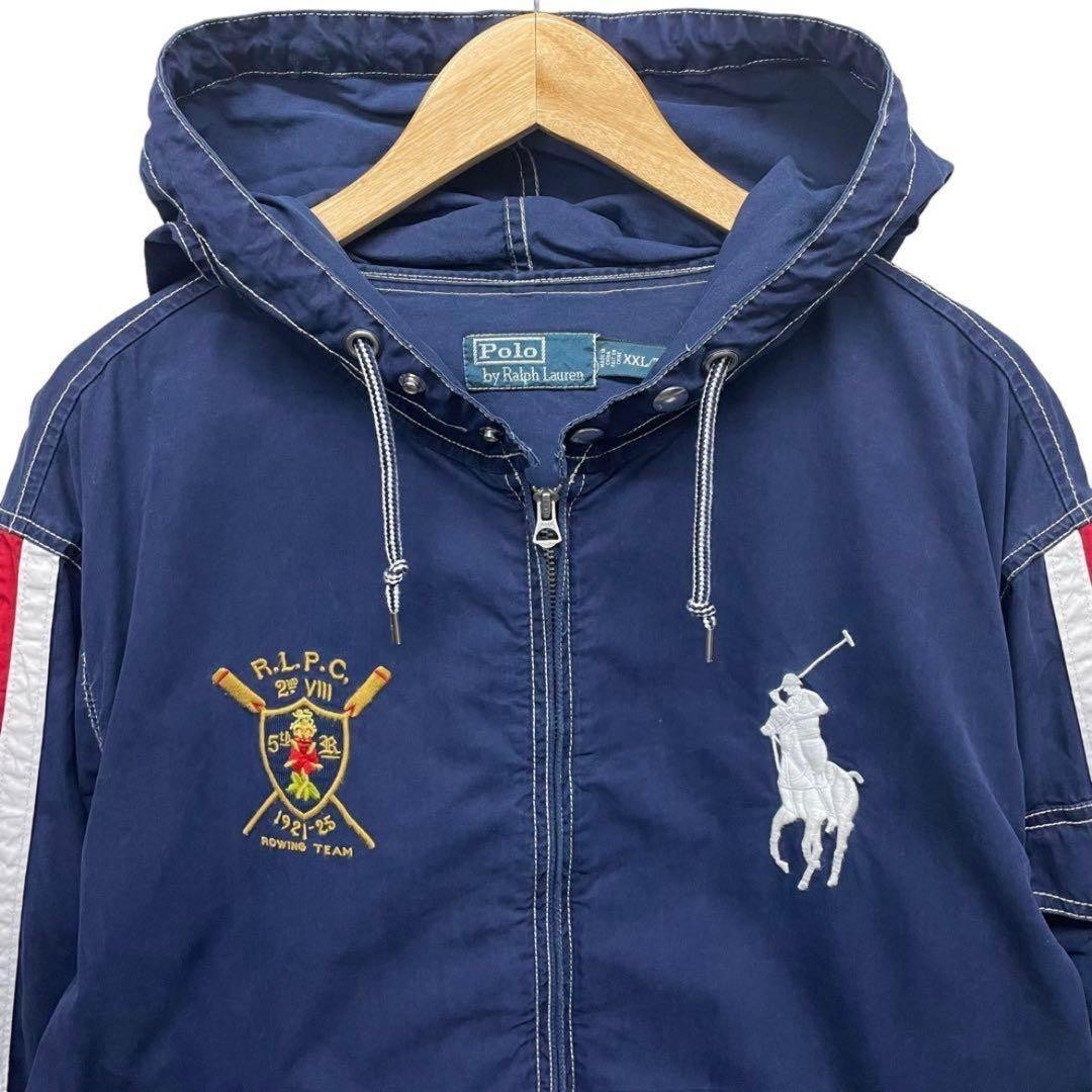 Vintage 90s Polo Ralph Lauren RLPC Rowing Team Big Pony Jacket