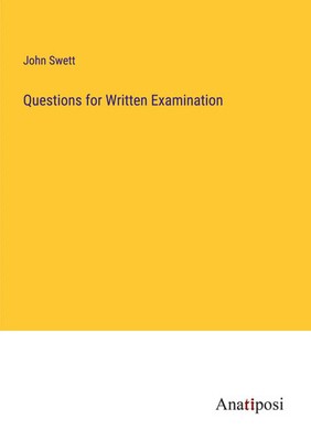 John Swett | Questions for Written Examination | Taschenbuch | Englisch (2023)