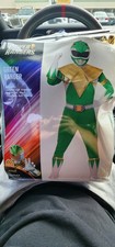 Spirit Halloween Adult Green Power Ranger Costume Mighty Morphin Power Rangers