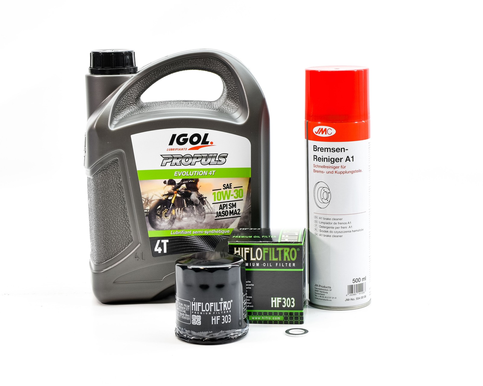 Éviter le patinage embrayage CBR 1100 XX avec le kit huile IGOL EVO et filtre de remplacement