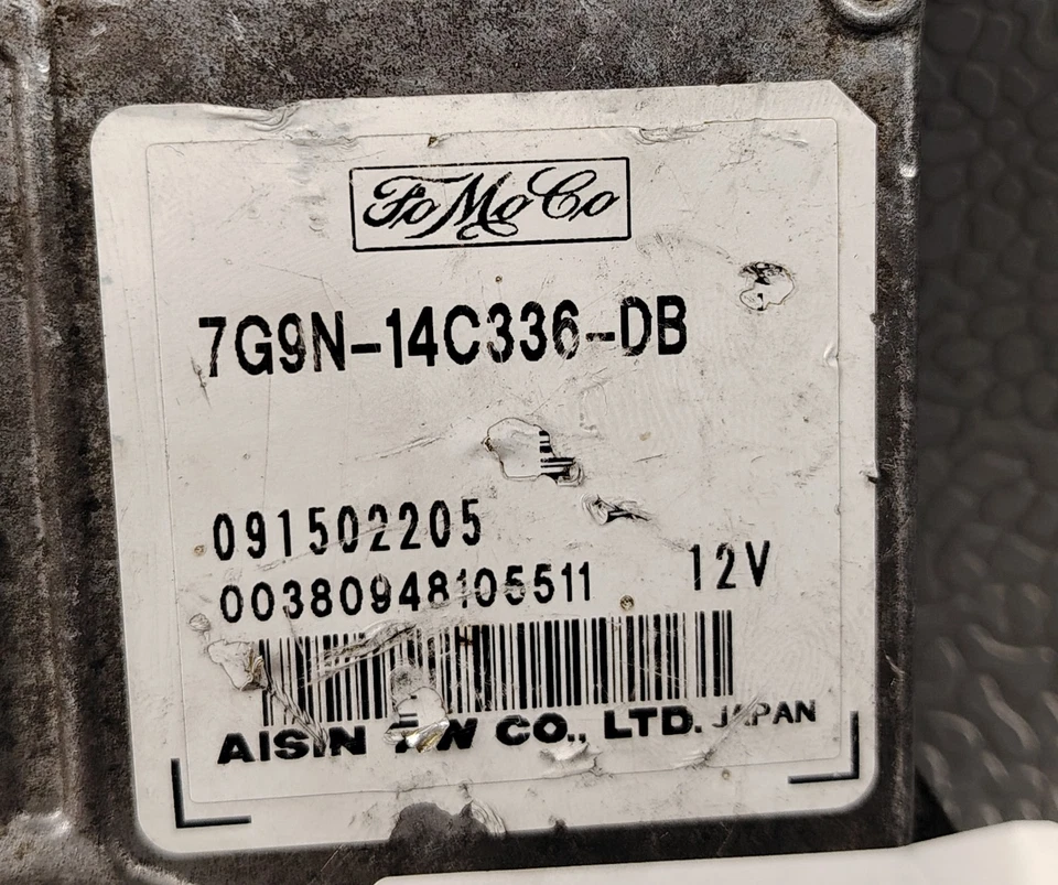 2008 Land Rover LR2 / FORD MONDEO GALAXY SMAX TRANSMISSION TCM UNIT 7G9N14C336DB - Image 2 of 4