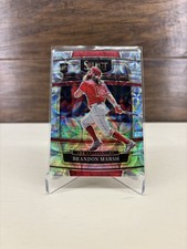 2022 Brandon Marsh Panini Select Scope Parallel #21 Rookie Card Angels Phillies