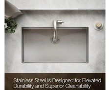 Kohler K-5285-NA , Strive 32" Undermount Kitchen Sink, 16-Gauge, Stainless Steel