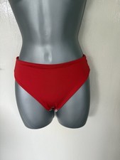 Ladies New Red Prettylittlething Bikini Bottom Size 4