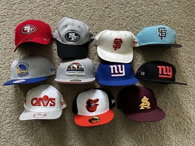 Lot of 11 New Era 59 Fifty MLB NBA NFL Team Caps Hat Mixed Sports Teams & Sizes
