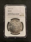 1879–S U.S. MORGAN SILVER DOLLAR - MS 63 - NGC GRADED! — photo 1