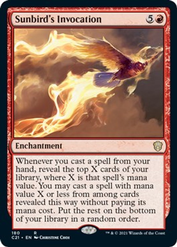 Sunbird's Invocation [C21 - 180] Near Mint - EN - Magic