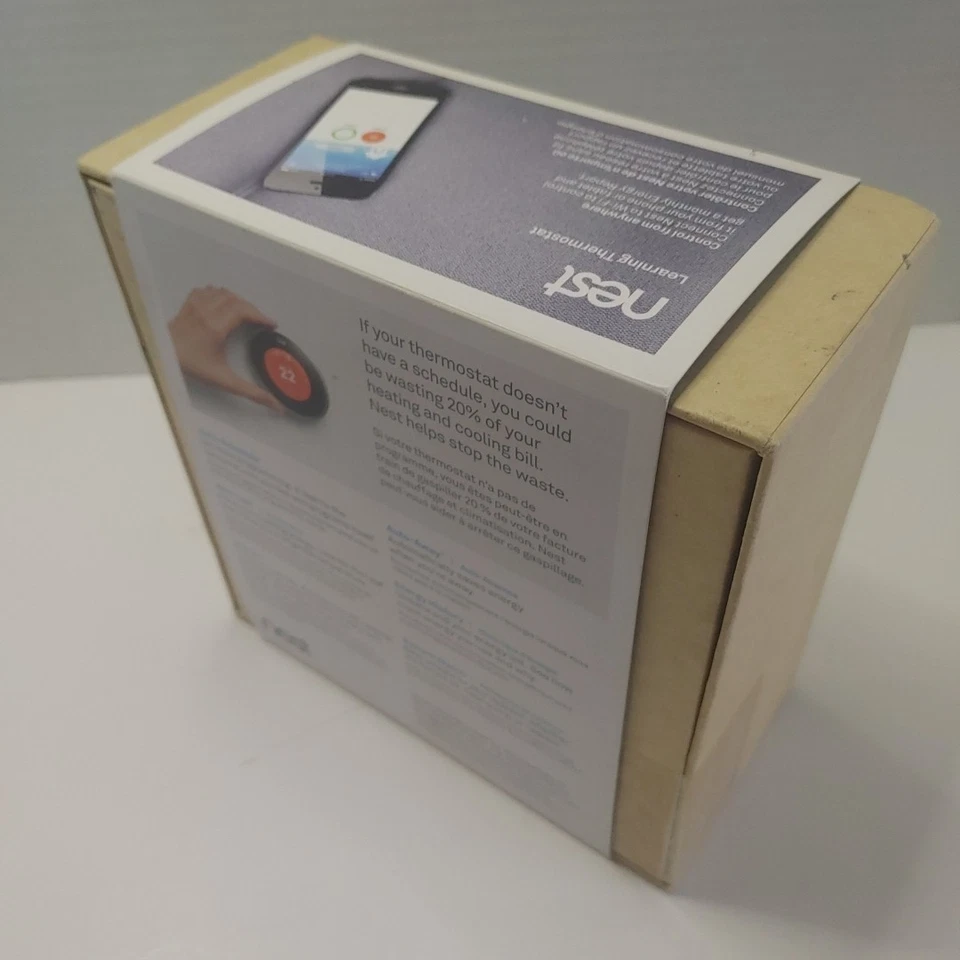 NEST Learning Thermostat 2nd Second Generation T200477 - New Sealed - Image 3 of 4