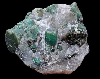SMARAGD Kristall EMERALD crystal Beryl CARNAIBA Bahia Brazil BRASILIEN