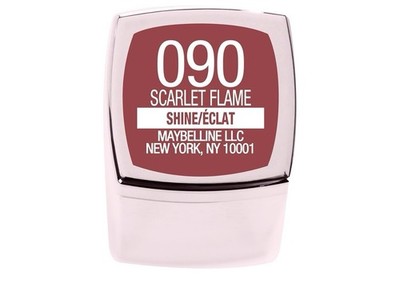 MAYBELLINE COLOR SENSATIONAL SHINE LIPSTICK - SCARLET FLAME (090)  2 Stück 