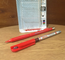 ROTRING VISUPOINT ROTE TINTE 0,35 STIFT & ROTRING VISUPENCIL 0,7 MECH.STIFT