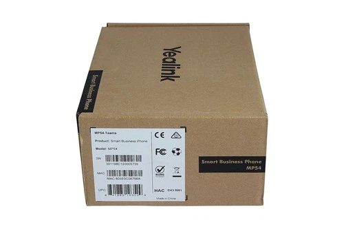 Yealink MP54 Teams Edition - Schnurgebundenes VoIP-Telefon Grau Neu